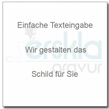 Nummernschilder Gravur