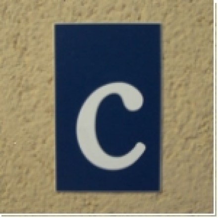 Kunststoff einzel Buchstabe