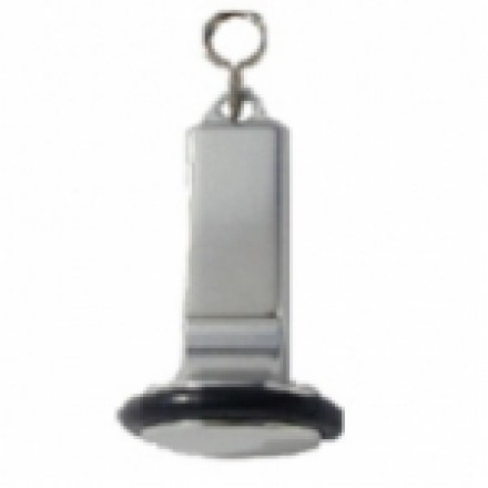 Hotel Schlüsselanhänger Alu silber SAA401 Schlüsselanhänger Aluminium