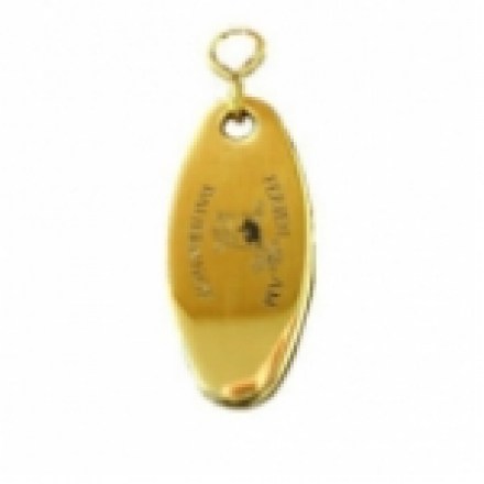 Hotel Schlüsselanhänger Messing poliert