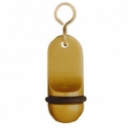 Hotel Schlüsselanhänger Alu gold SAA111 nur Nummer möglich Schlüsselanhänger Aluminium