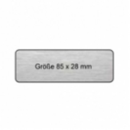 Kunststoff Tür-Namensschild mit Gravur