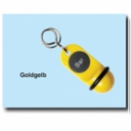 Schlüsselanhänger Kunststoff goldgelb SA17 Schlüsselanhänger Kunststoff