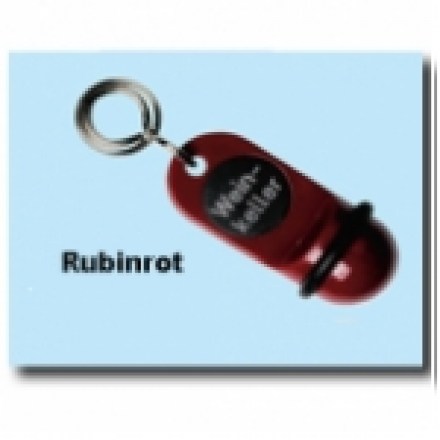 Schlüsselanhänger Kunststoff rubinrot SA17 Schlüsselanhänger Kunststoff