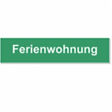Zusatzschilder für Vermieter Ferienwohnung Zusatzschild für Zimmervermieter tiefgraviert