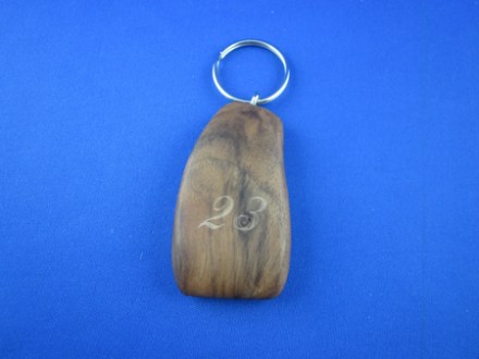Nuß Edelholz Schlüsselanhänger Edelholz Schlüsselanhänger mit Gravur
