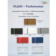 Plexiglas Schilder mit Gravur tiefgraviert