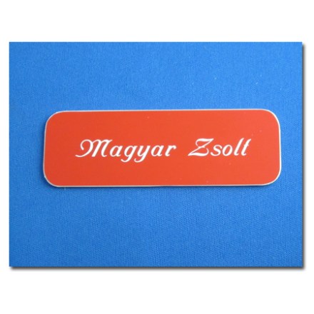 Kunststoff Tür-Namensschild mit Gravur